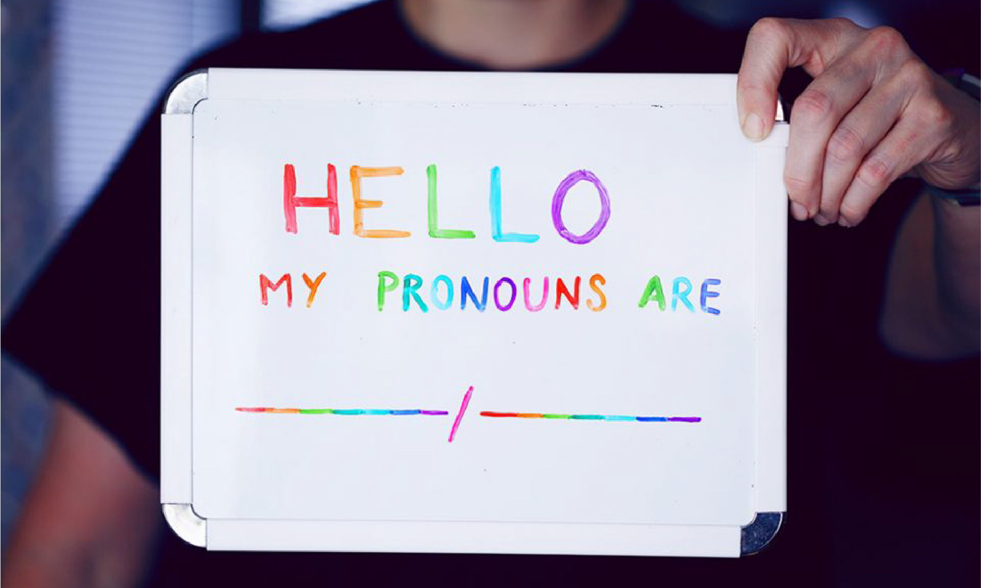 Why now? Why these pronouns?