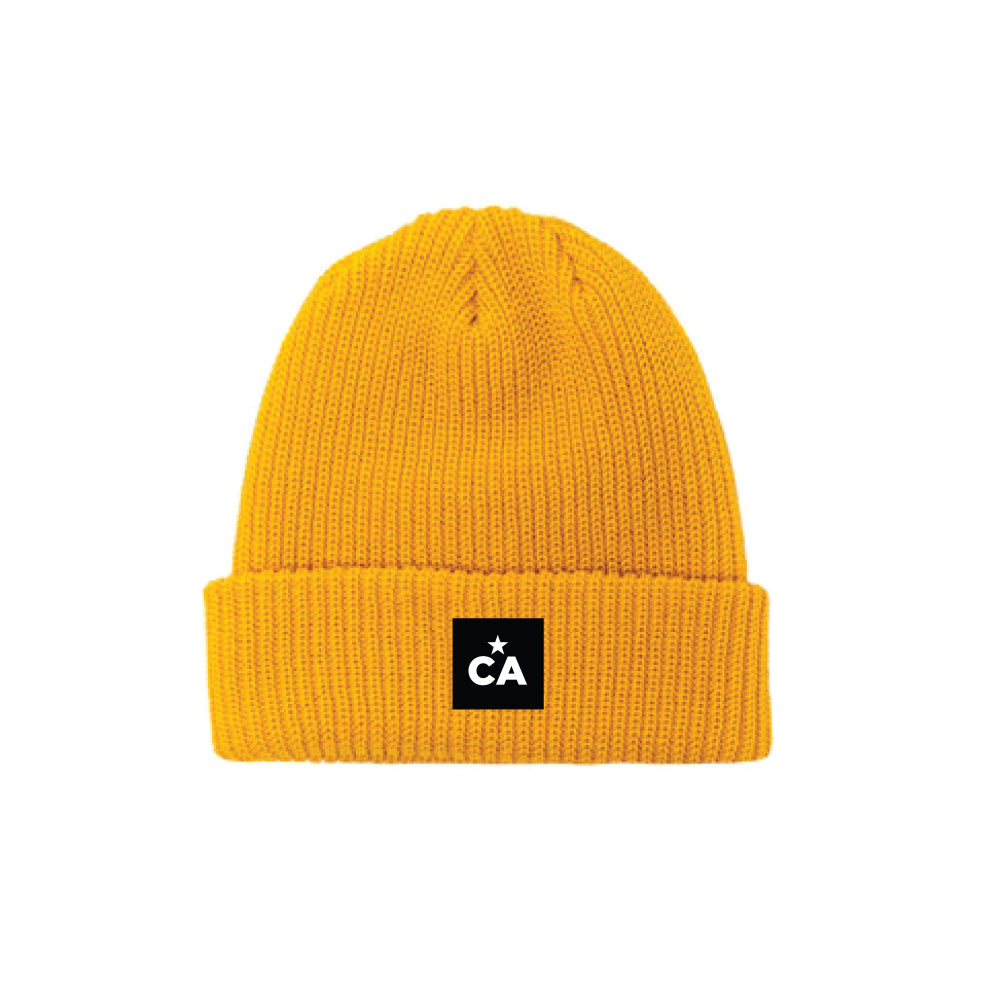 CA Star Toque | Mustard Yellow